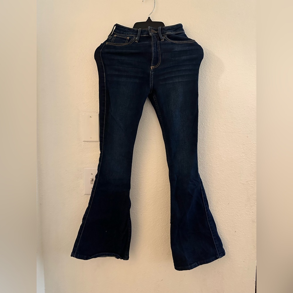Hollister Dark Blue Flared Jeans